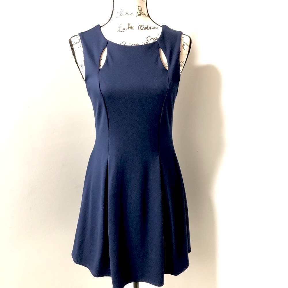 Monteau Navy Dress Women L
